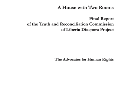 A House with Two Rooms: Final Report of the Truth and Reconciliation ...