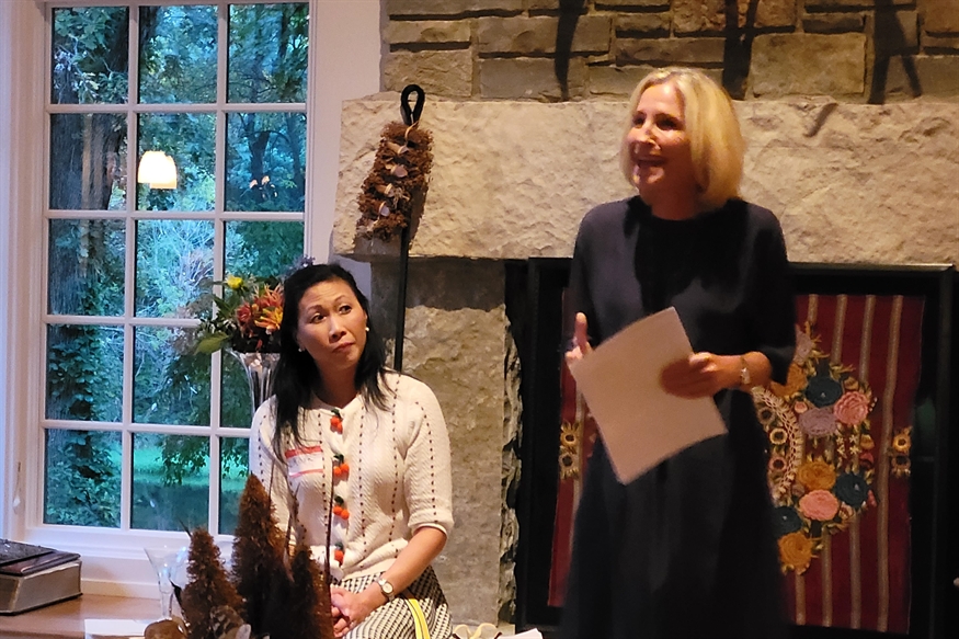 Rosalyn Park, Women's Program Director, and Sarah Stoesz, past CEO and former President of Planned Parenthood North Central States and 2024 recipient of the Don and Arvonne Fraser Human Rights Award.